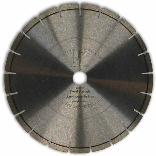 Diamant-Sägeblatt für Steinsäge / Steinschneidemaschine zum Schneiden von Beton und Granit im Durchmesser 300mm
