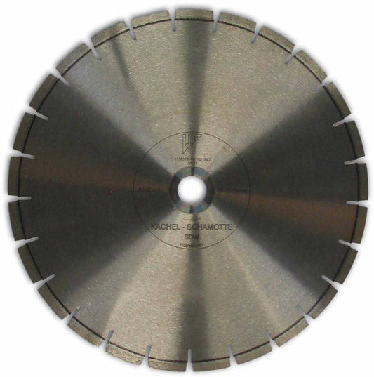 Diamant-Sägeblatt für Steinsäge / Steinschneidemaschine zum Schneiden von Kachel-Schemott im Durchmesser 350mm