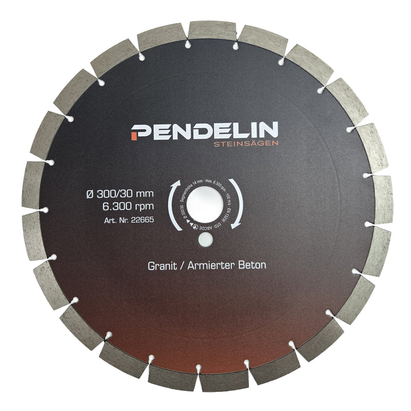 Diamant-Sägeblatt Beton-Granit 300mm