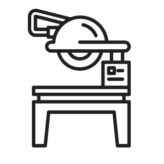 Steinsäge / Steinschneidemaschine Battipav Supreme